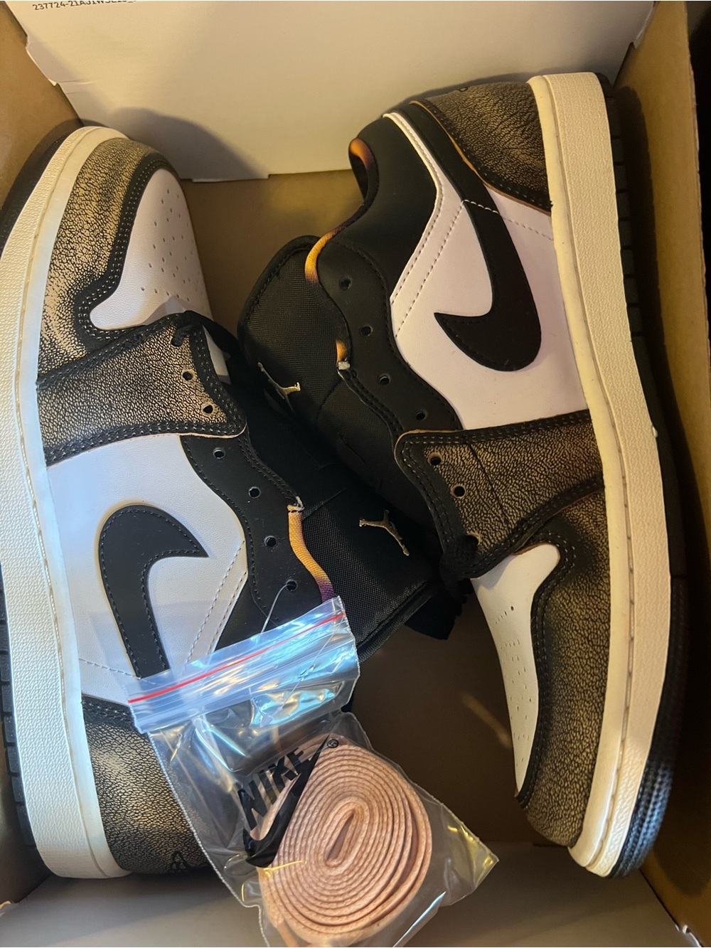 Mens nike air Jordan 1 low (DQ8422 001) no box size 11 - Picture 6 of 7
